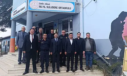 KAYMAKAM VE MÜDÜRDEN SULUDERE İLKOKULU ZİYARETİ