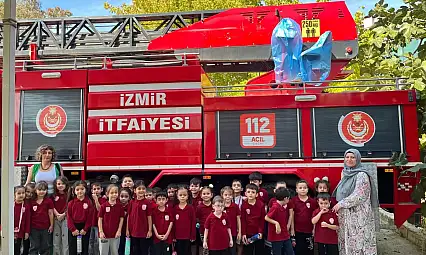 Minik Öğrencilerden İtfaiyeye Anlamlı Ziyaret