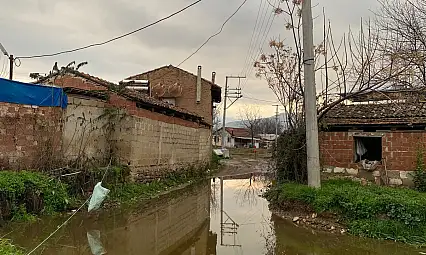 ÖDEMİŞ OCAKLI KÜME EVLERİNDE SU BASKINI İSYANI