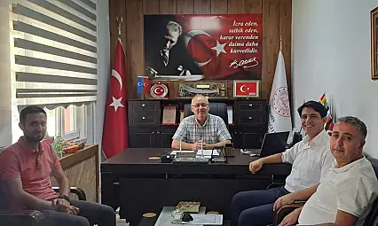 Ödemiş Rehberlik Araştırma Merkezi Ekibi, İlçe Milli Eğitim Müdürü Sunullah Desticioğlu'nu Ziyaret Etti