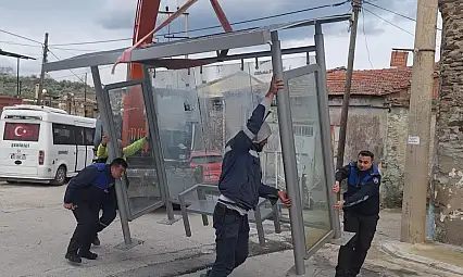 Tire'de trafik düzenlemeleri ve yeni durak çalışmaları