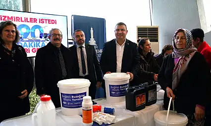 TİRE'DE ÜRETİCİYE BÜYÜK DESTEK: ŞAP HASTALIĞINA KARŞI BUZAĞI KİTİ