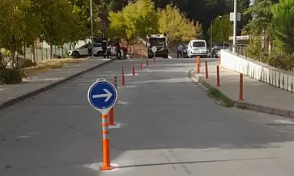 Tire Devlet Hastanesi Acil Servis Girişinde Trafik Düzenlemesi Yapıldı