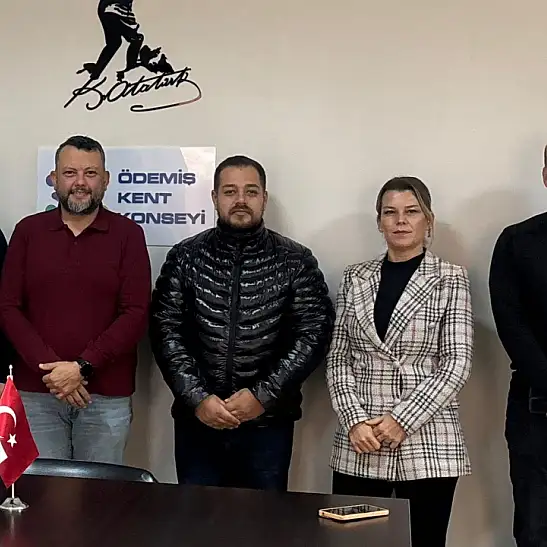 TV9 VE KÜÇÜK MENDERES GAZETESİ, ÖDEMİŞ KENT KONSEYİ BAŞKANI SADEDDİN MAHMUTÇAOĞLU’NU ZİYARET ETTİ