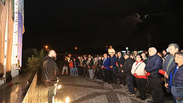 Üç Fidan için Güzelbahçe’de anma yapıldı