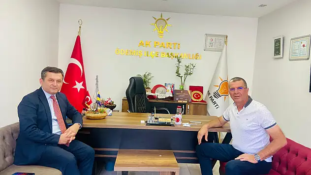 AK Parti Ödemiş İlçe Başkanlığı'ndan Kaymakam Erdoğan'a Teşekkür