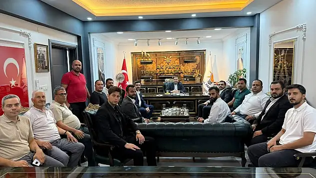 AK Parti Tire İlçe Başkanlığı'nda TÜGVA Heyeti Ziyareti