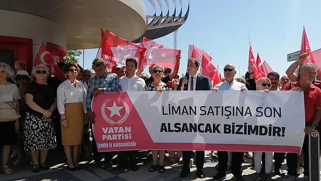 Alsancak Limanı'nın özelleştirilmesine Vatan Partisi'nden tepki