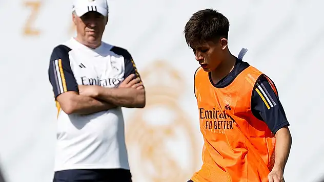 Arda Güler ilk antrenmanına çıktı