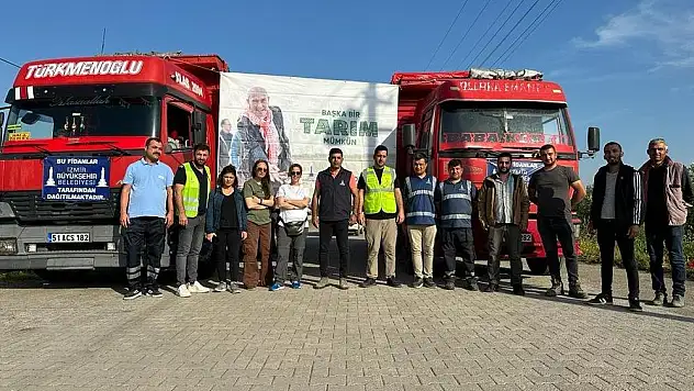 ‘Başka Bir Tarım Mümkün’ projesinin fidanları Osmaniye’ye gönderildi