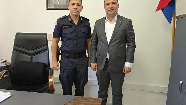 Başkan Okuroğlu'ndan Jandarma Komutanı Güven'e Ziyaret