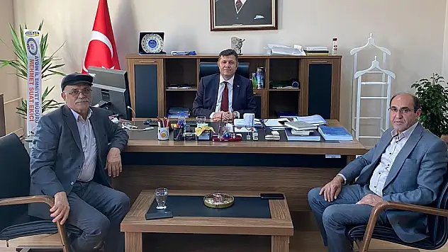 Başkan Süleyman Top, Aydın Vali Yardımcısı Dr. Halil İbrahim Ertekin'i ziyaret etti