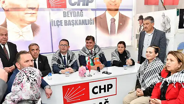 BAŞKAN TUGAY’DAN BEYDAĞ’A SOĞUK HAVA DEPOSU VE GREYDER SÖZÜ