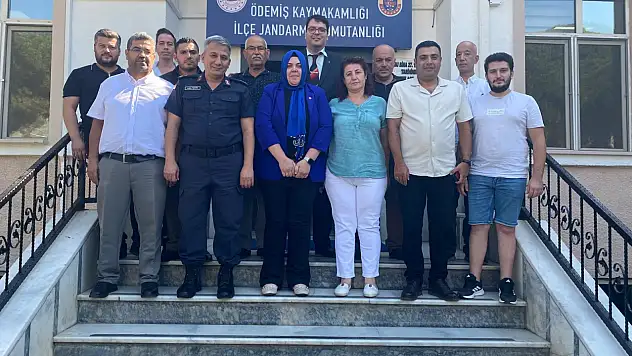 BBP Ödemiş Teşkilatı'ndan Kaymakam ve Jandarma Komutanına Nezaket Ziyareti