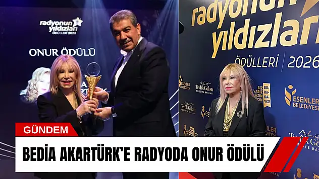 Bedia Akartürk'e radyoda onur ödülü