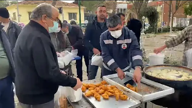 Belediye çalışanı için lokma hayrı