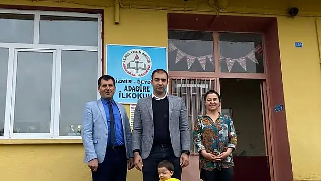 Beydağ Kaymakamı Fırat KADİROĞLU Adagüre İlkokulu’nu ziyaret etti