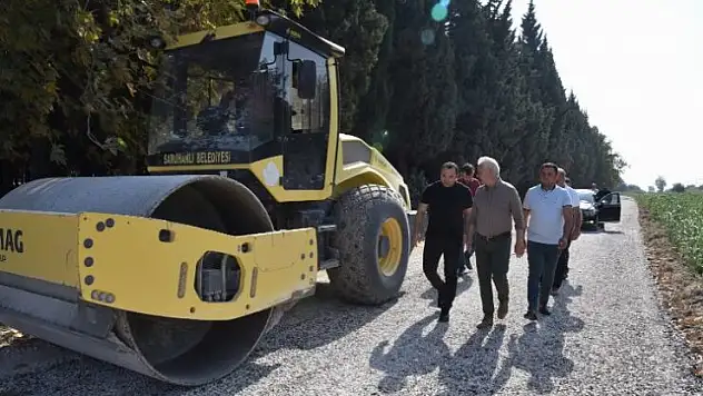 Büyükşehirden Saruhanlı'ya bitüm desteği