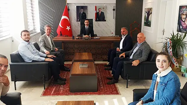 CHP Beydağ İlçe Yönetiminden Kaymakam Saka'ya Ziyaret