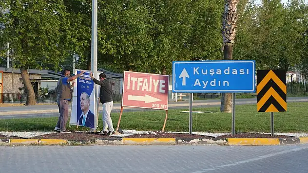 CHP ilçe örgütünden AK Parti afişlerine itiraz