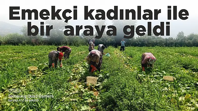 CHP Kiraz İlçe Örgütü emekçi kadınlar ile bir  araya geldi