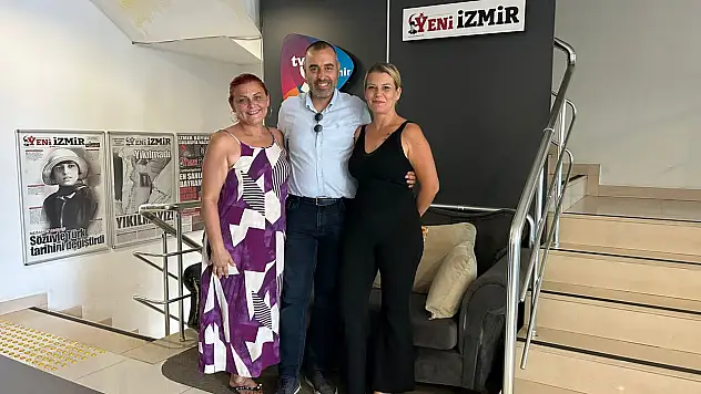 CHP Konak İlçe Başkanı Ozan Ali İlgazi'den TV9'a ziyaret