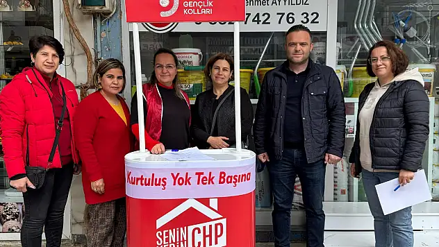 CHP'nin İmza Kampanyası Devam Ediyor