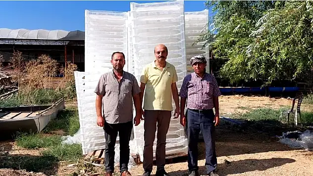 Çiftçilere kerevet dağıtımı yapıldı