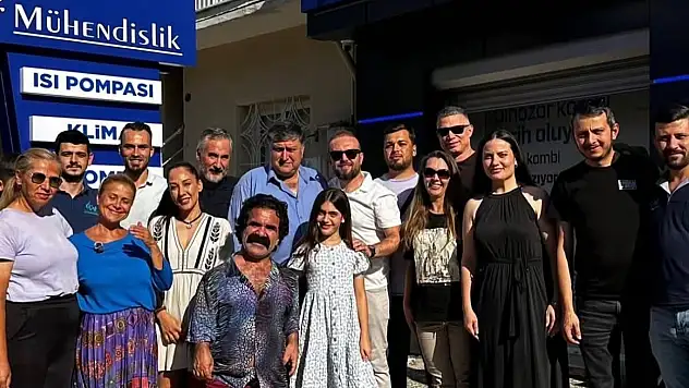 'Çocuklar Duymasın' Oyuncuları Tire'de Reklam Çekiminde