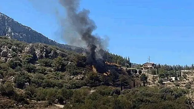 Datça'da orman yangını!