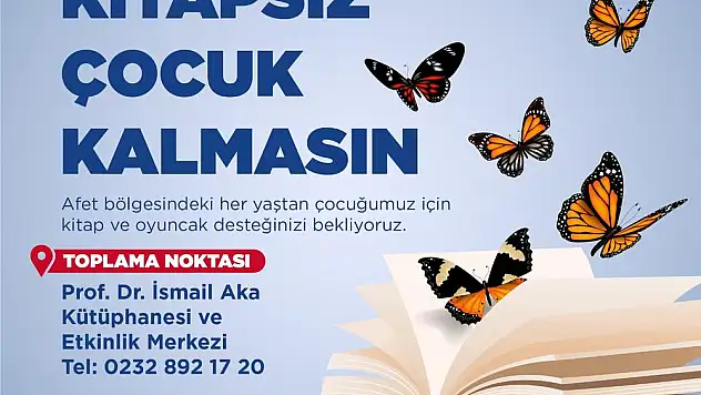 Efes Selçuk Belediyesi, deprem bölgesi için kitap topluyor