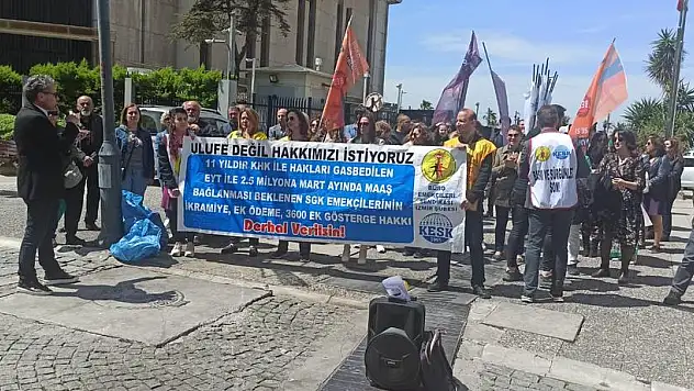 “Emekçiler burada Bakan Bilgin nerede?”