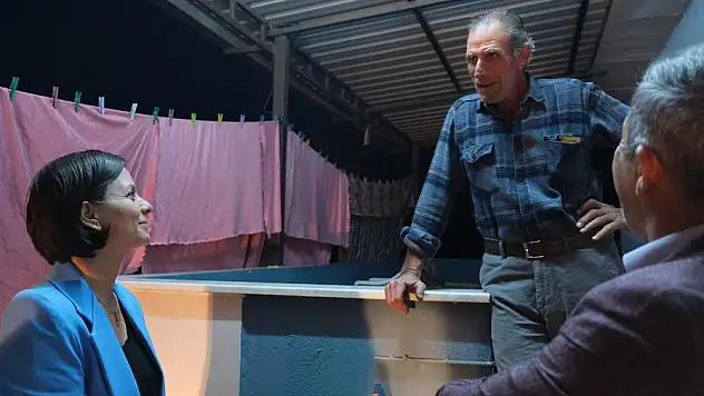 Emine Helil İnay Kınay Beydağ’ı ziyaret etti