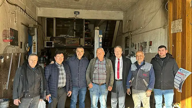 ERDEM DERYA SAHADA: ESNAFIN SORUNLARINI DİNLEDİ