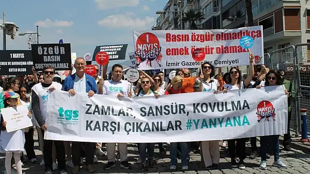 Gazeteciler 1 Mayıs’ta hep birlikte yürüdü