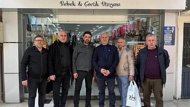 HÜSEYİN DÖNER ÖDEMİŞ'TE ESNAFIN KAPISINI TEK TEK ÇALIYOR