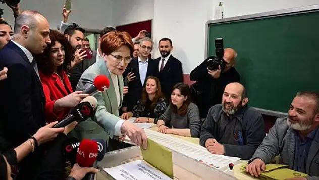 İyi Parti lideri Akşener oyunu kullandı