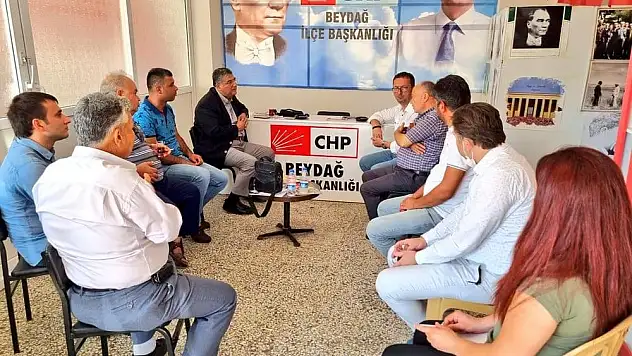 İzmir Milletvekili Sındır Beydağ CHP İlçe Örgütünü ziyaret etti