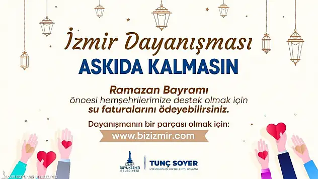 İzmir’den depremzedeler için büyük dayanışma