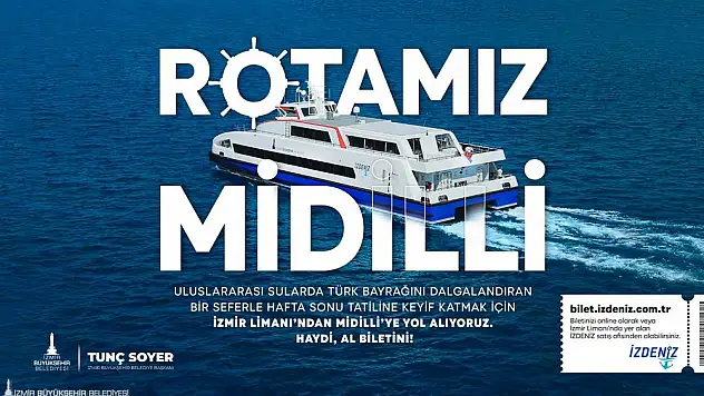 İzmir’den Midilli’ye seferler 2 Haziran’da yeniden başlatılıyor