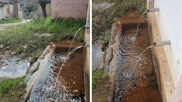 KAYAKÖY'DE BOŞA AKAN SU TV9 İHBAR HATTI'NA GELDİ