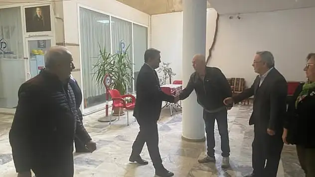 Kaymakam Erdoğan'dan Muhtarlar Derneği'ne Ziyaret