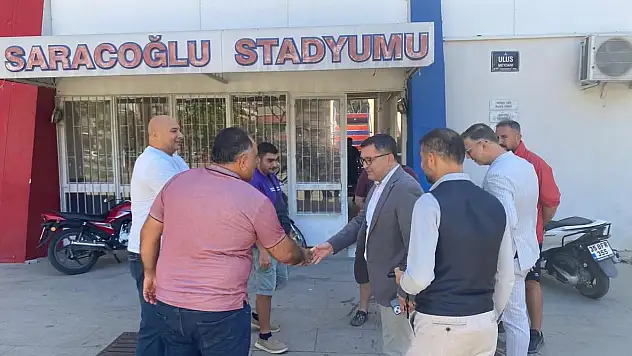 Kaymakam Erdoğan'dan Saraçoğlu Stadyumu'nda İnceleme