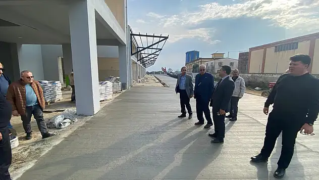 Kaymakam Erdoğan, Oto Galericiler Sitesi'nde İncelemelerde Bulundu