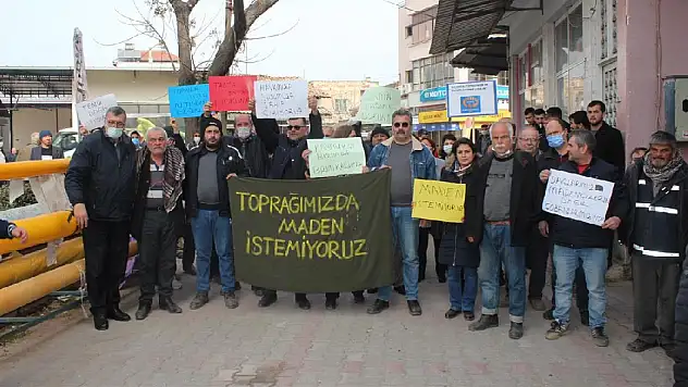 Kaymakçı 'Madene Hayır' dedi