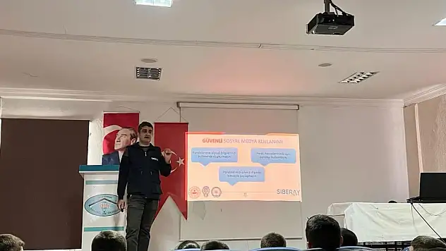 Kaymakçı Türk Hava Kurumu Ortaokulu'nda 'SİBERAY' Eğitimi Verildi