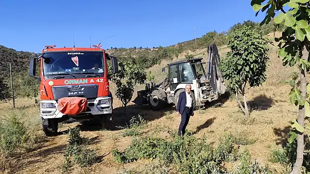 Kiraz Belediyesi'nden Yangına Hızlı Müdahale