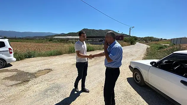  Kiraz Hisar Mahallesi'nde yol çalışmaları tamamlandı