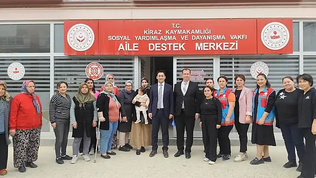 Kiraz Kaymakamı Murat Karahan'dan ADEM Merkezlerine Ziyaret
