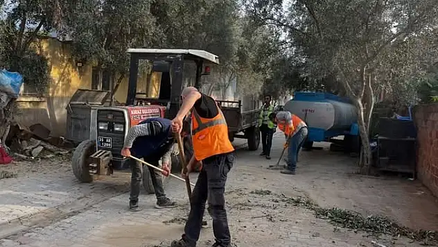 Kiraz Yeni Mahalle'de Temizlik Seferberliği Devam Ediyor